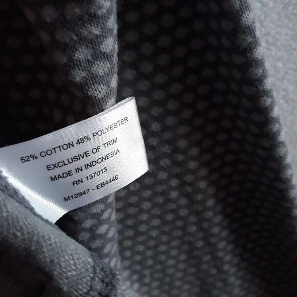 Eddie Bauer Sweater Jacket Womens Large Gray 1/4 Zip Reflector Honeycomb Long - Picture 10 of 10